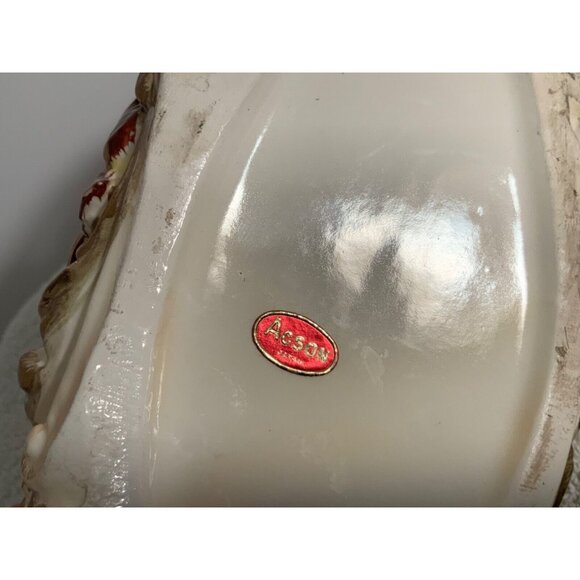 Ceramic Dish/Planter Centerpiece Ornate by Acson Japan Gold Color scroll floral - Picture 7 of 8